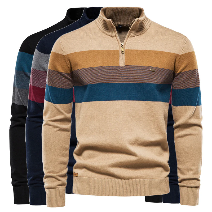 Striped premium men's jumper