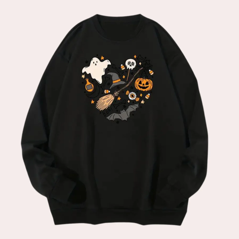 Emese - spuky vibes halloween women's sweatshirt