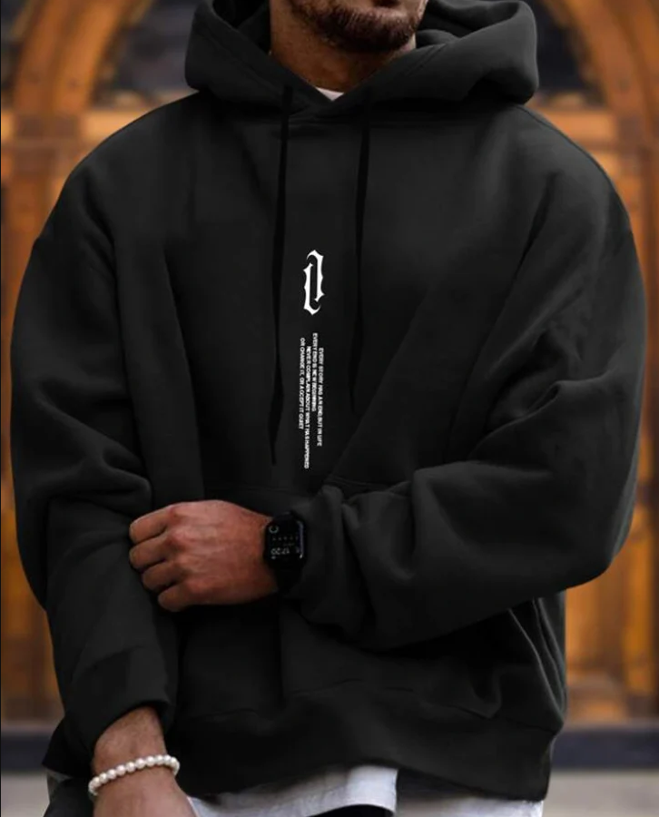 Comfortable and stylish men's hoodie