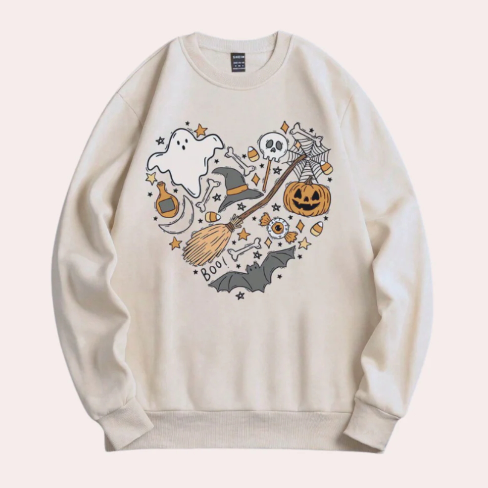 Emese - spuky vibes halloween women's sweatshirt