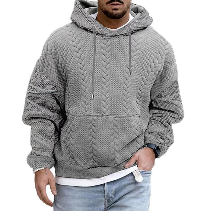 Comfortable men's hoodie for cold days