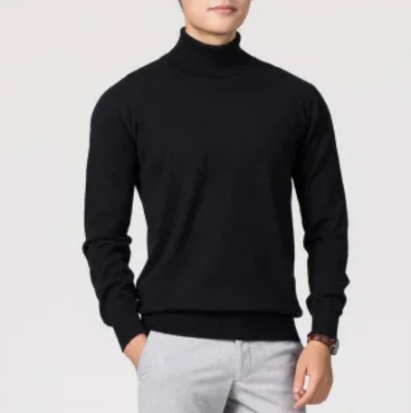 Diepmes | elegant men's turtleneck | classic knitted jumper