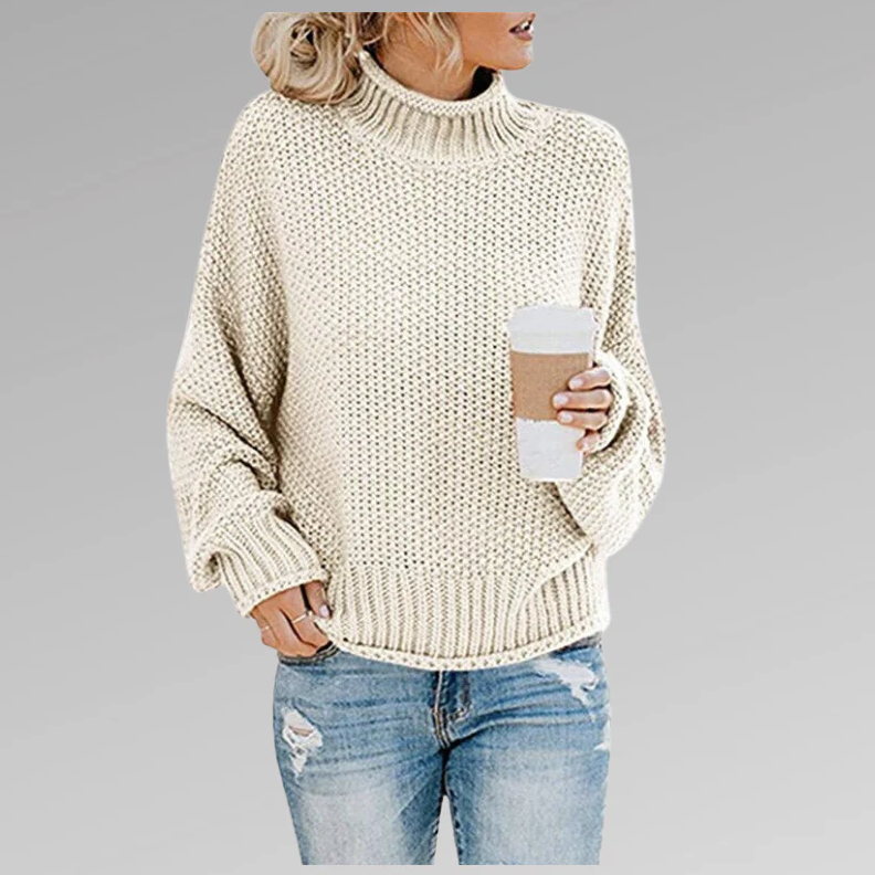 Classic - knitted sweater with collar