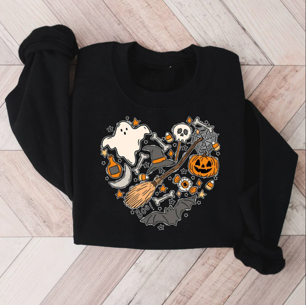 Emese - spuky vibes halloween women's sweatshirt