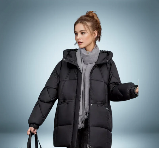 Fashionable -  down jacket in grey