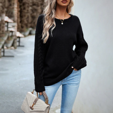 Knitted - sweater with long sleeves