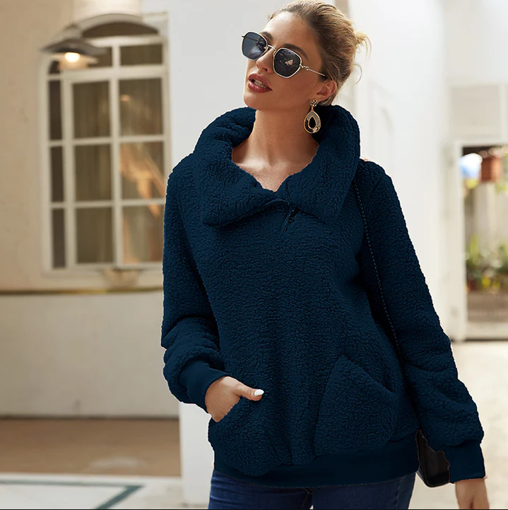 Injustice | knitted winter jumper for women - casual and warm