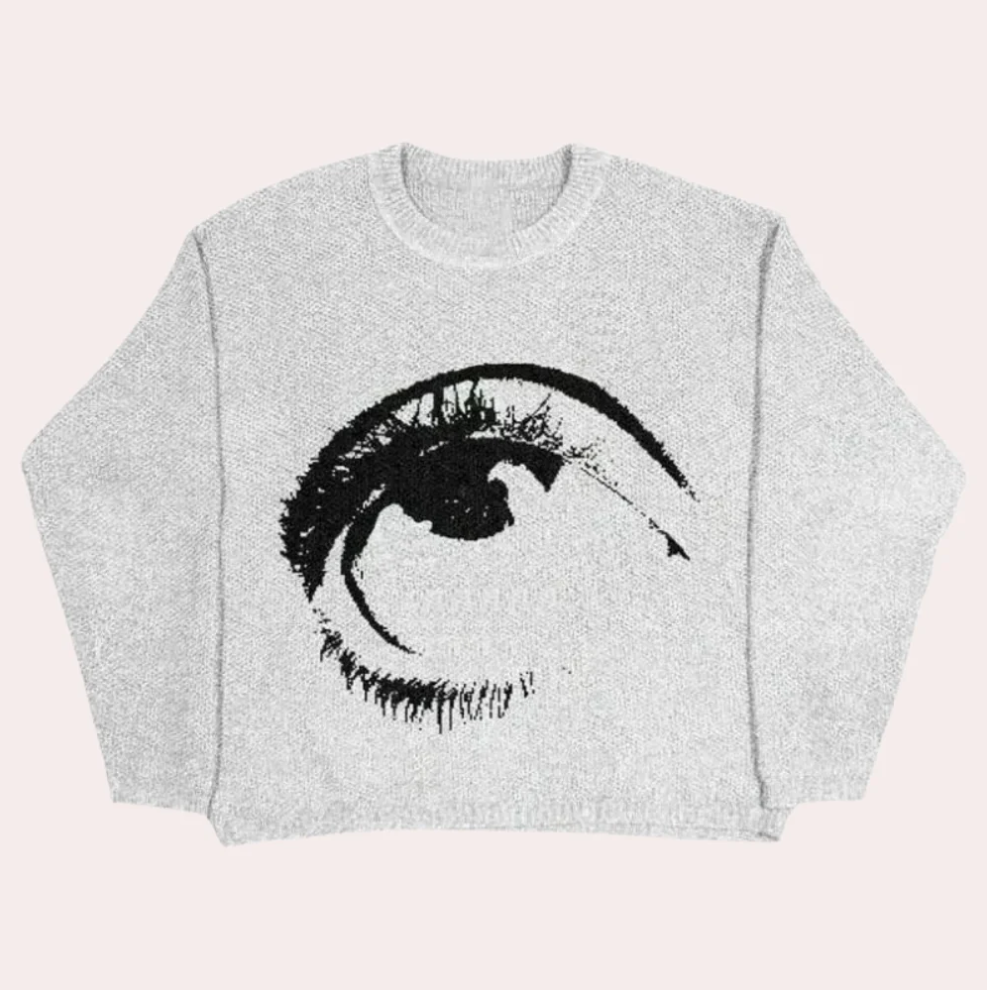 Nayeli - trendy eye print jumper for men