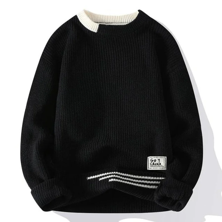 Soft knitted jumper for men