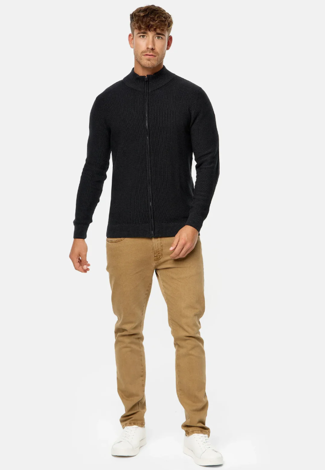 Tobias | stylish comfortable men's zip jumper