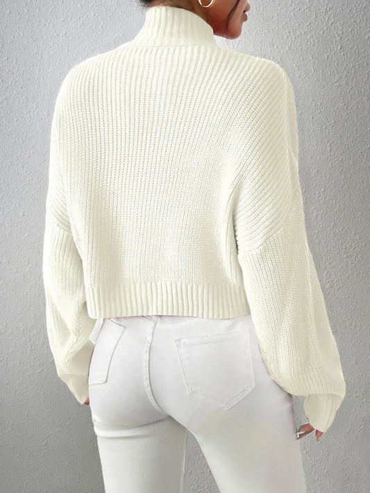 Kara Ribbed Knitted Sweater