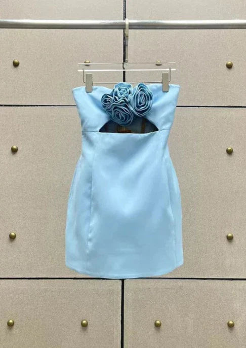 Valencia Dress - Baby Blue