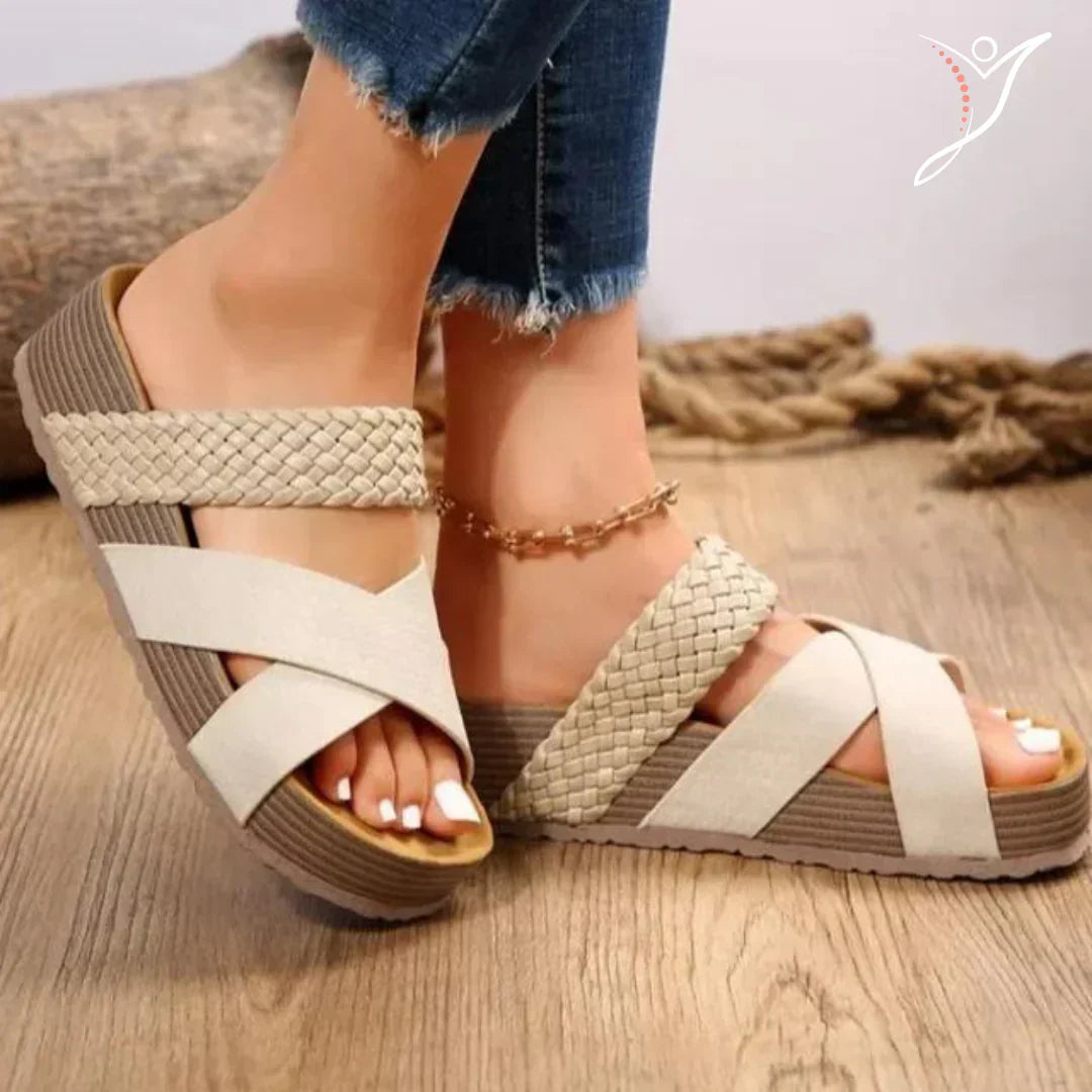 Clara | Cross-strap Orthopedic Sandals