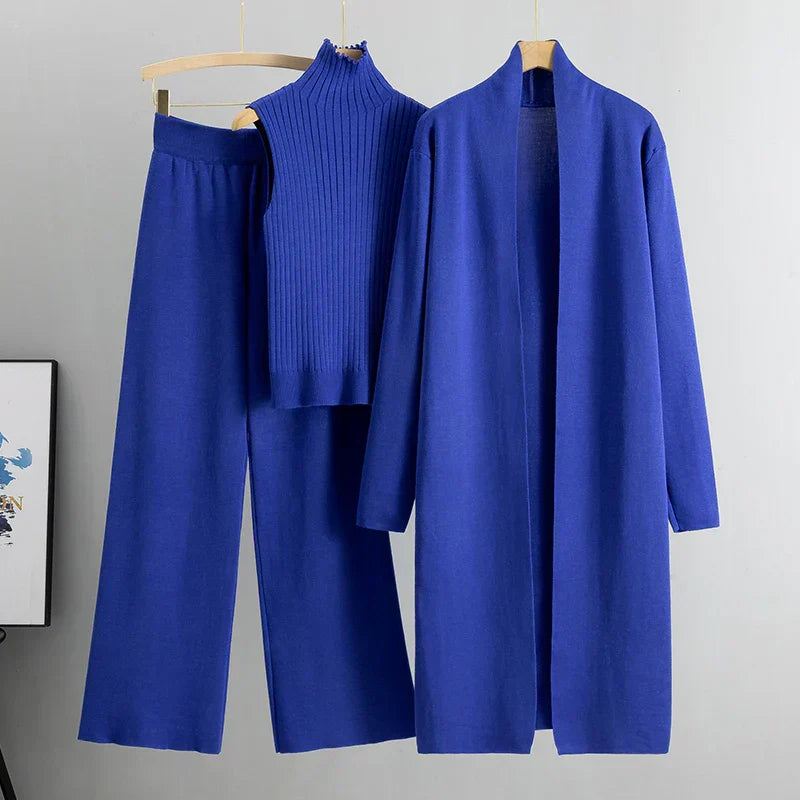 Catharyn - Autumn Three Piece Knitted Set