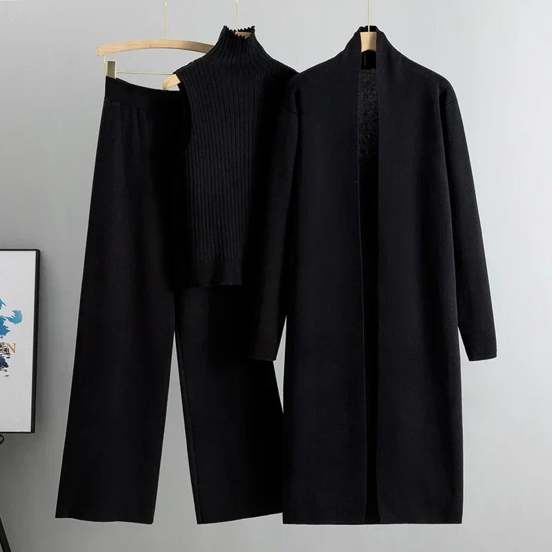 Catharyn - Autumn Three Piece Knitted Set