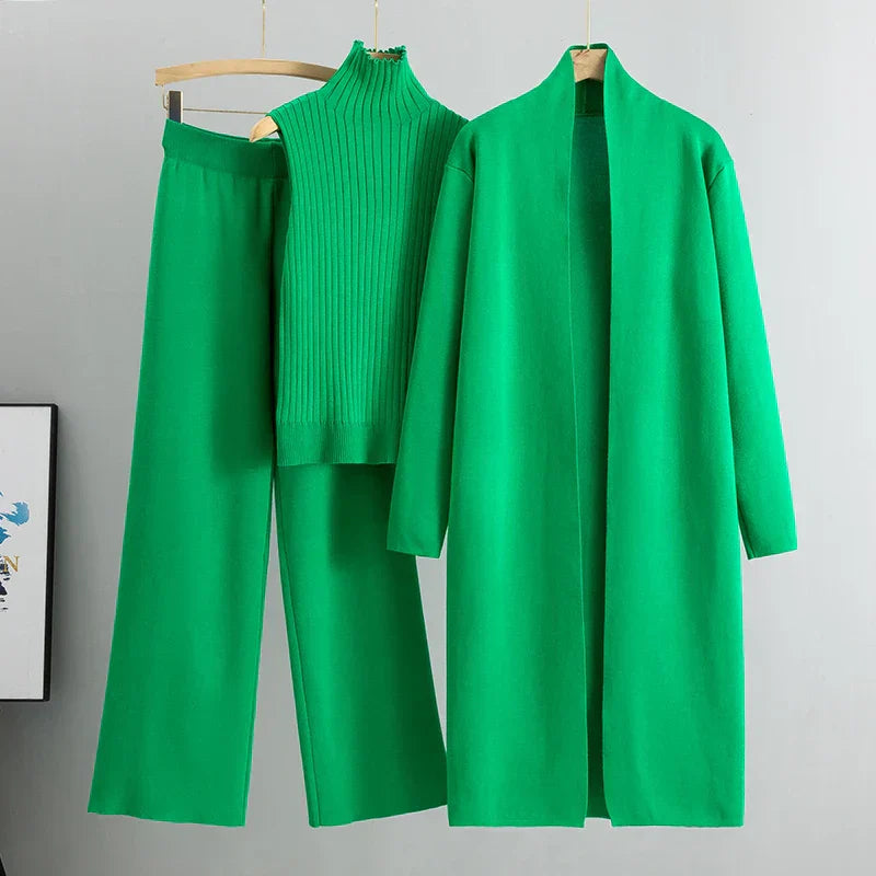 Catharyn - Autumn Three Piece Knitted Set