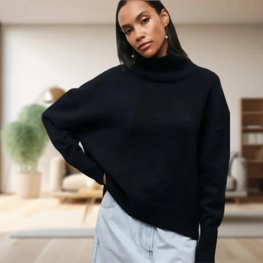 Classic turtleneck sweater for women - anne