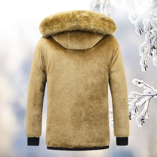 Uriel - men's winter coat with fur lining