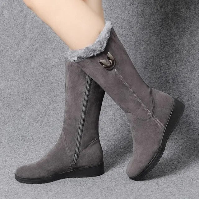 Kelly - fleece-lined women's boots