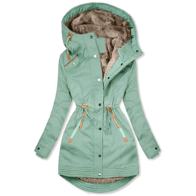 Cosy & weather-resistant women's parka jacket