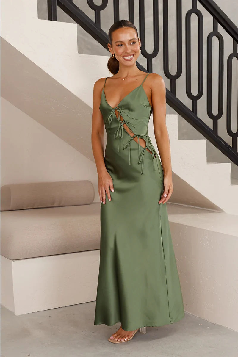 Isadora Maxi Dress - Olive