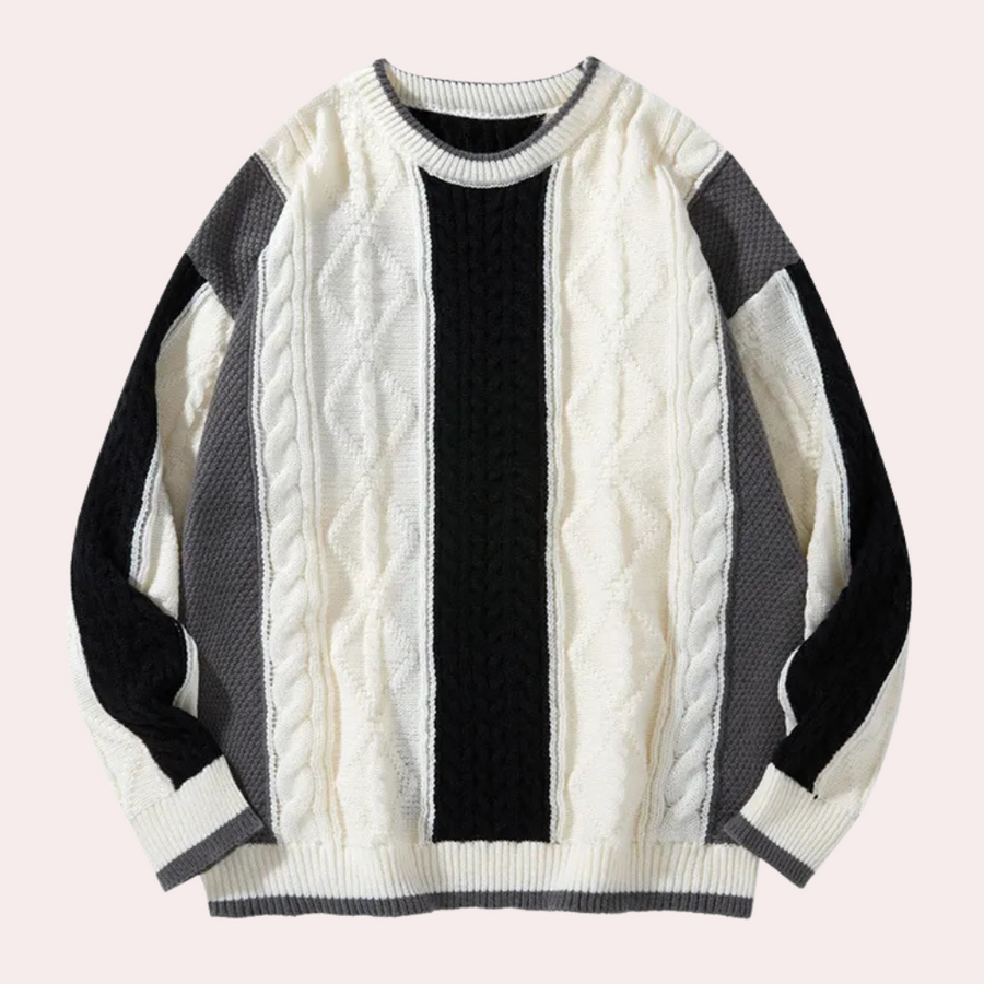 Walter - fashionable knitted jumper for men