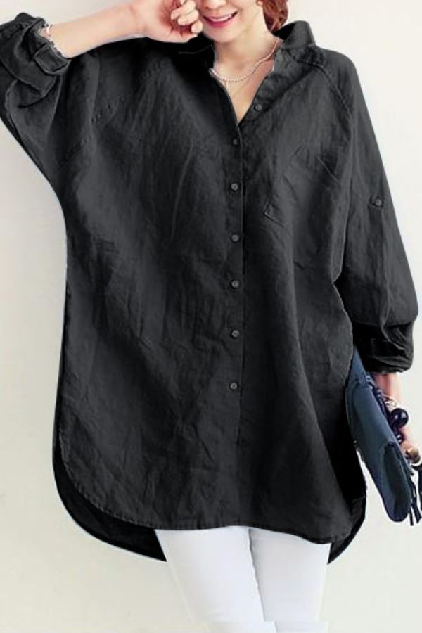 Oversized Linen Shirt