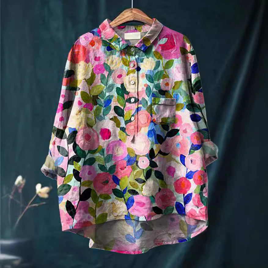 MARIA™ - BLOUSE WITH FLORAL PRINT