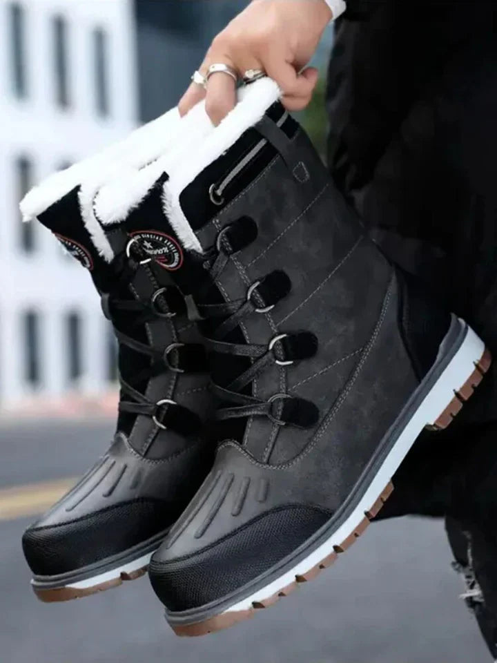 Weatherproof and insulated men's boots