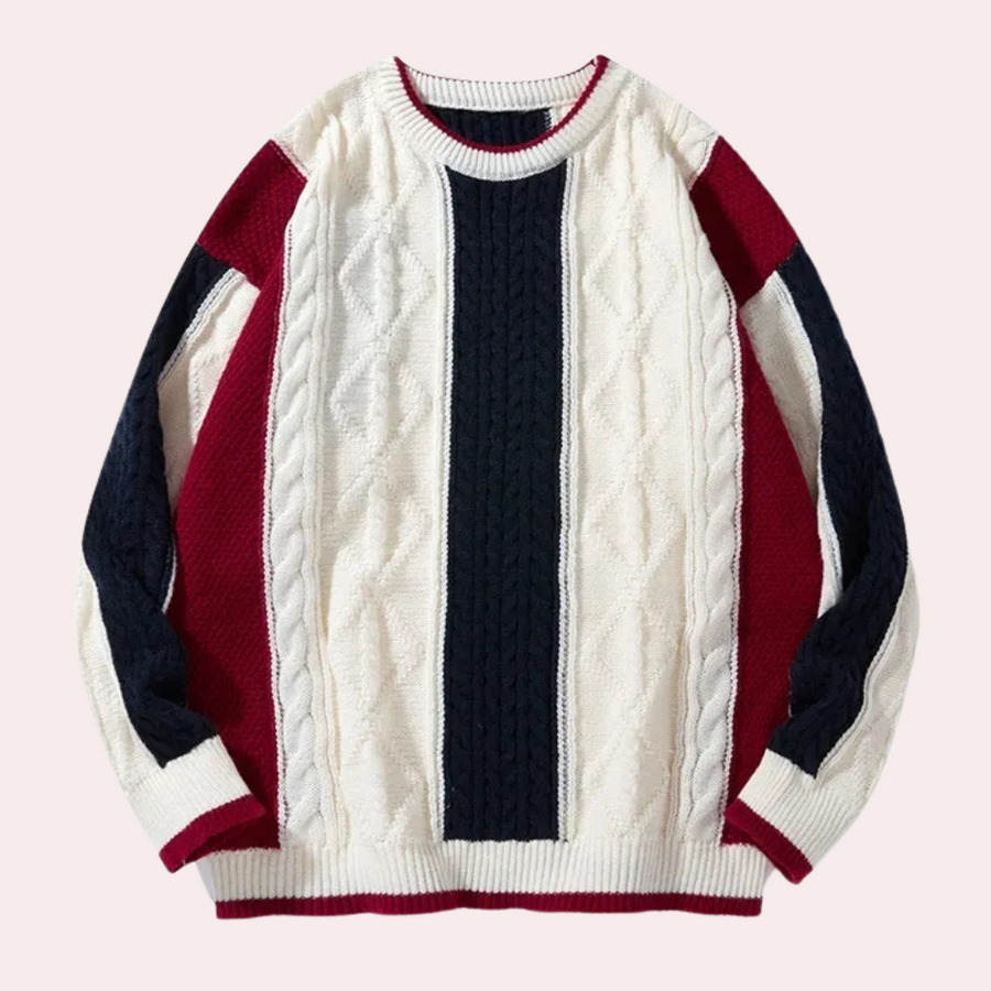 Walter - fashionable knitted jumper for men