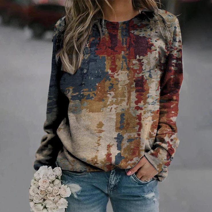 Eva janssen - sweater with abstract print