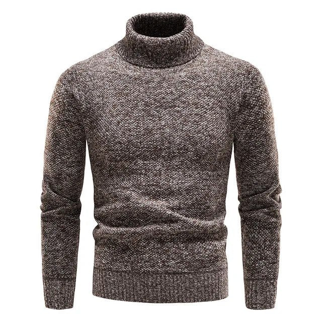 Comfortable and elegant men's turtleneck jumper