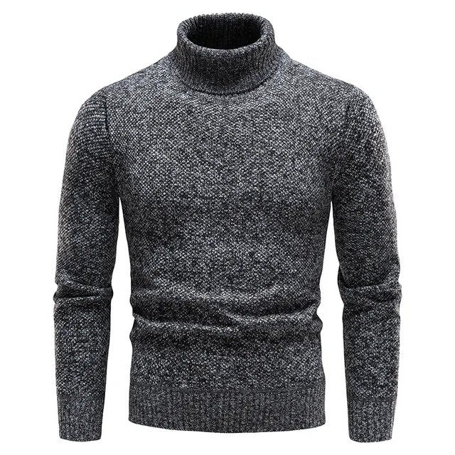 Comfortable and elegant men's turtleneck jumper