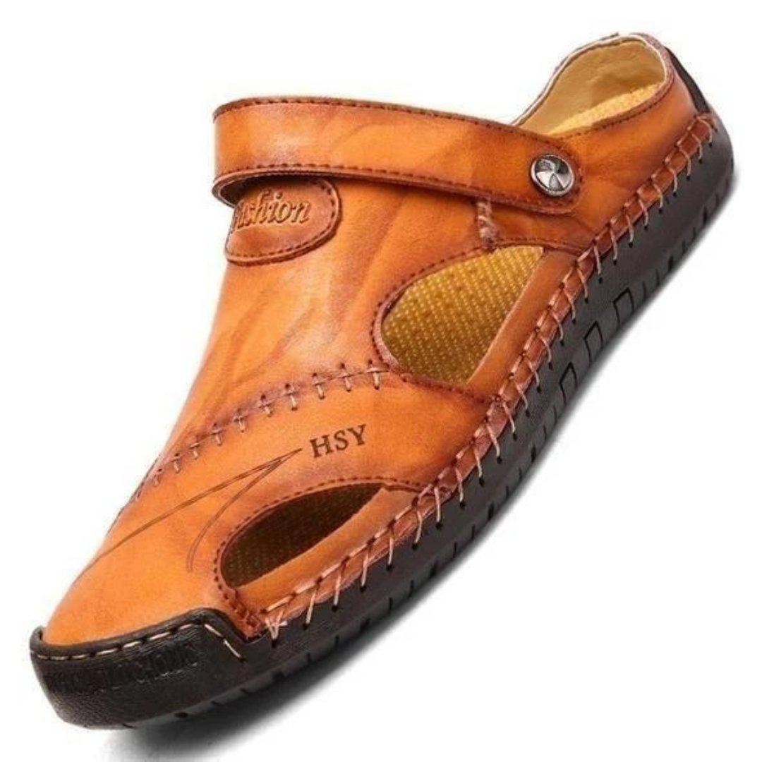 Brian | Orthopedic Leather Sandals