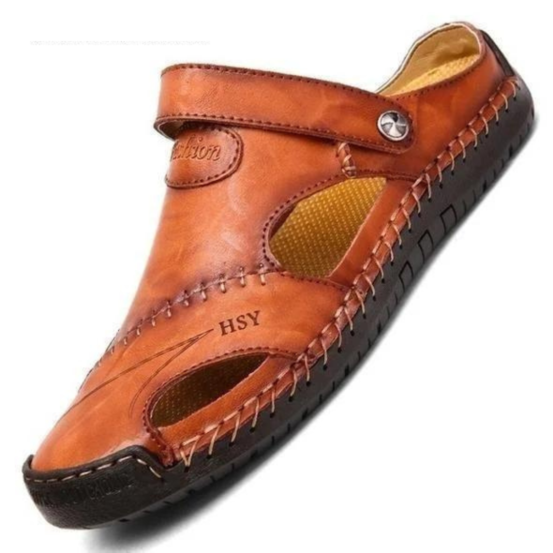 Brian | Orthopedic Leather Sandals