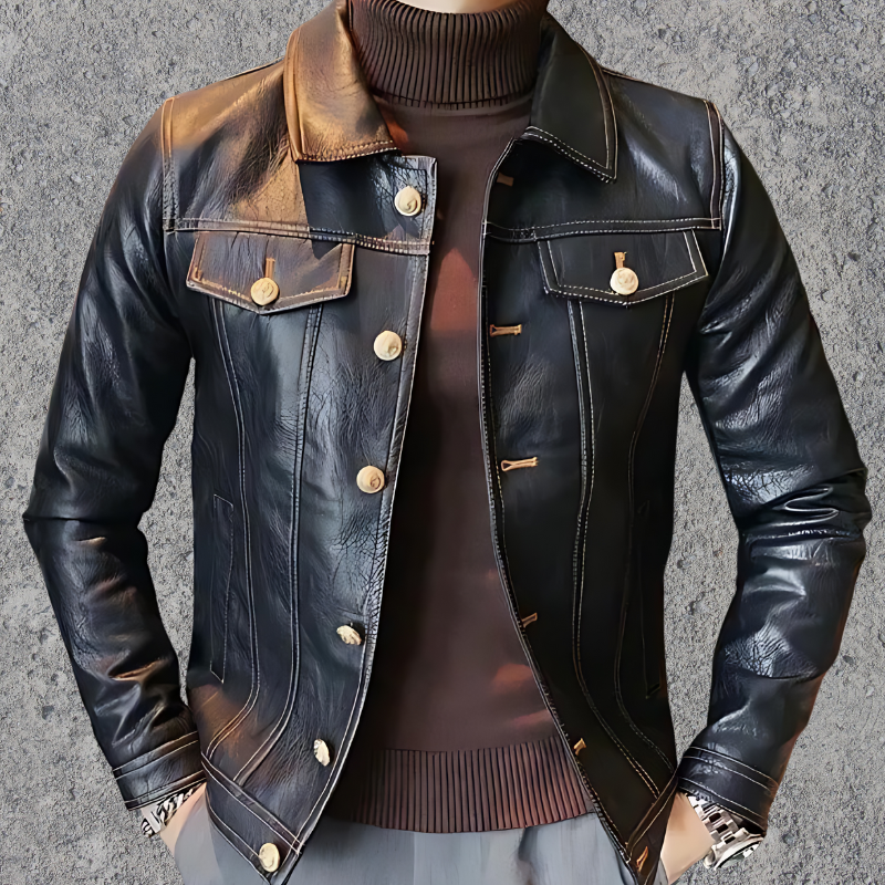 PunkPilot Leather Jacket