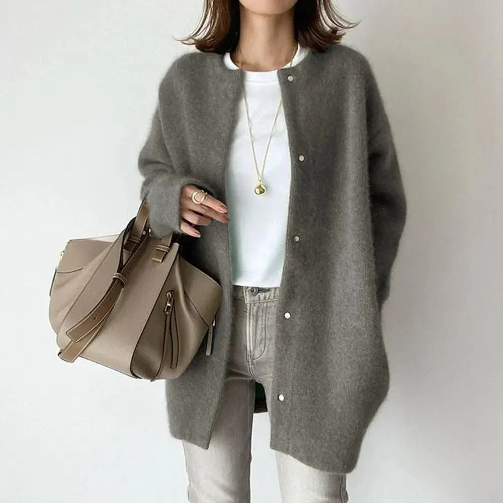 Phoebe | Luxury Button Cardigan