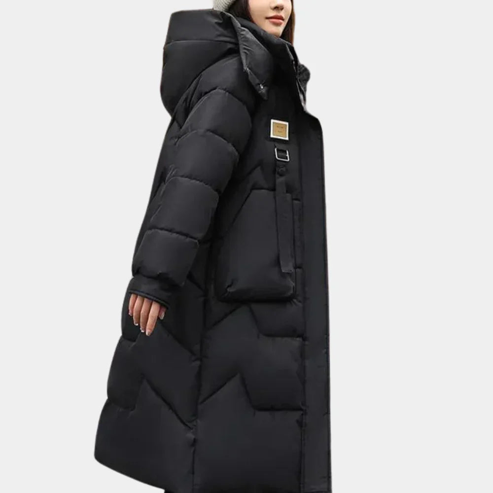 SAMANTHA - puffed hooded jacket for women