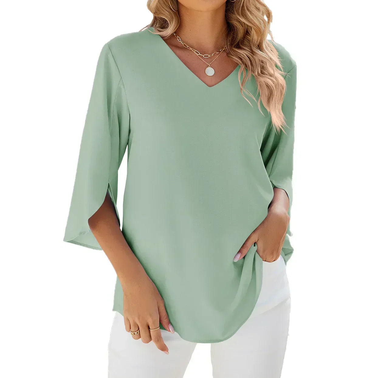 Gabby | V-neck blouse