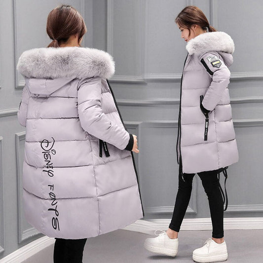 Clus | high-quality women's winter coat with detachable fur collar