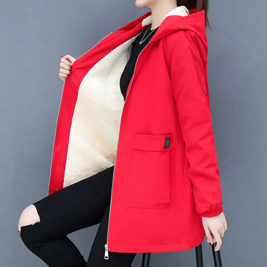 Kaleia- casual hooded jacket for women