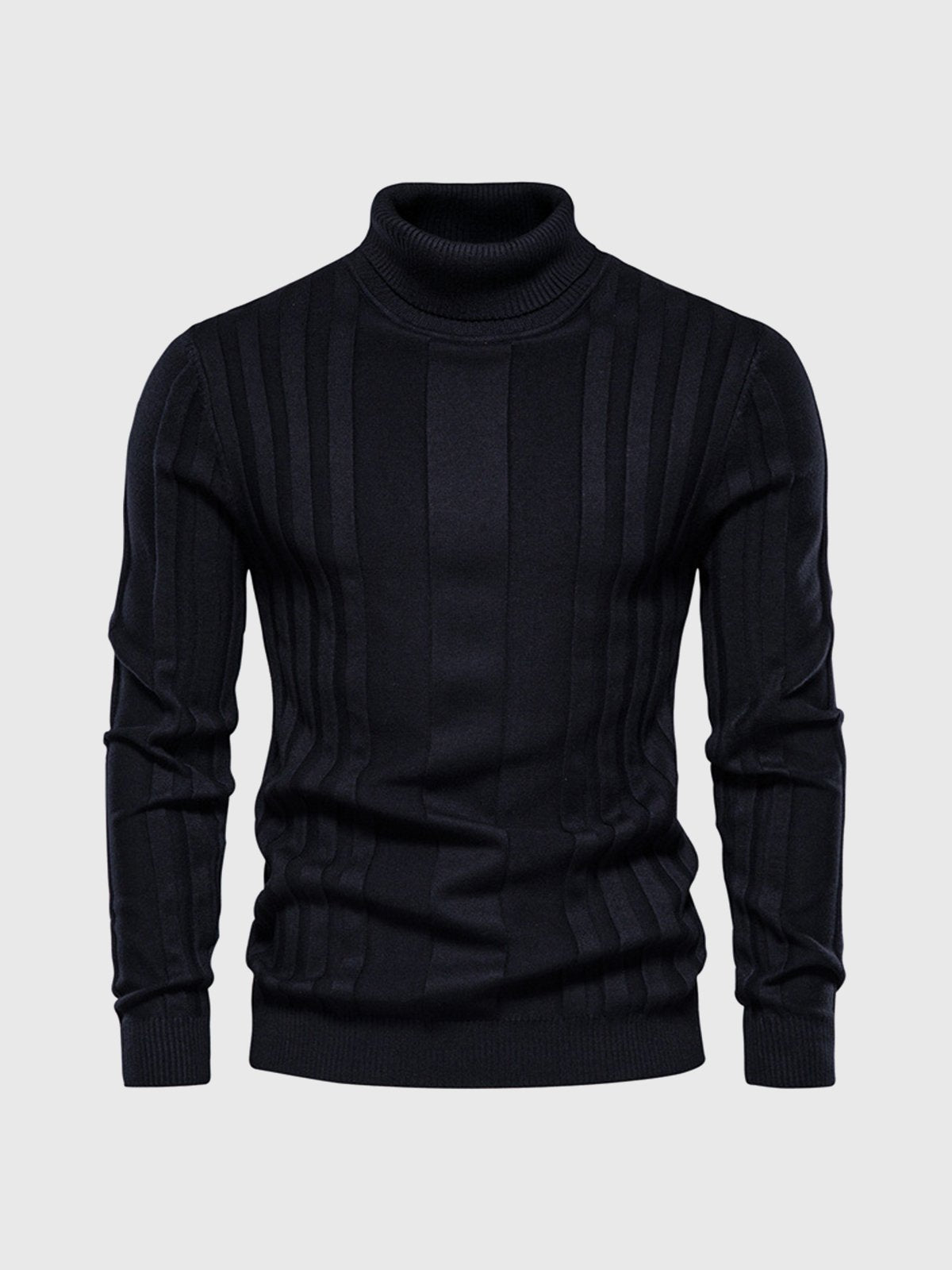 Striped - turtleneck jumper for men