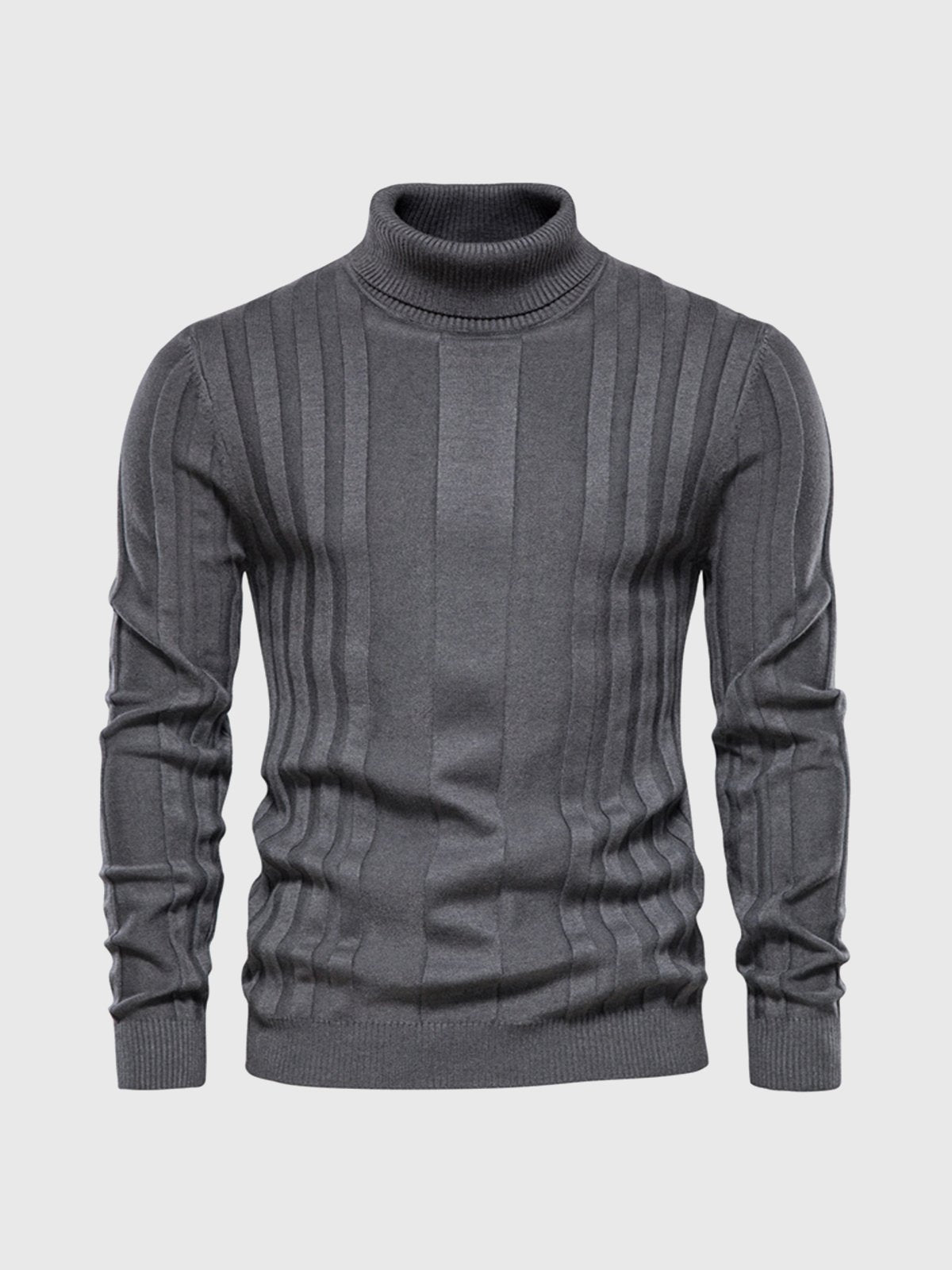 Striped - turtleneck jumper for men