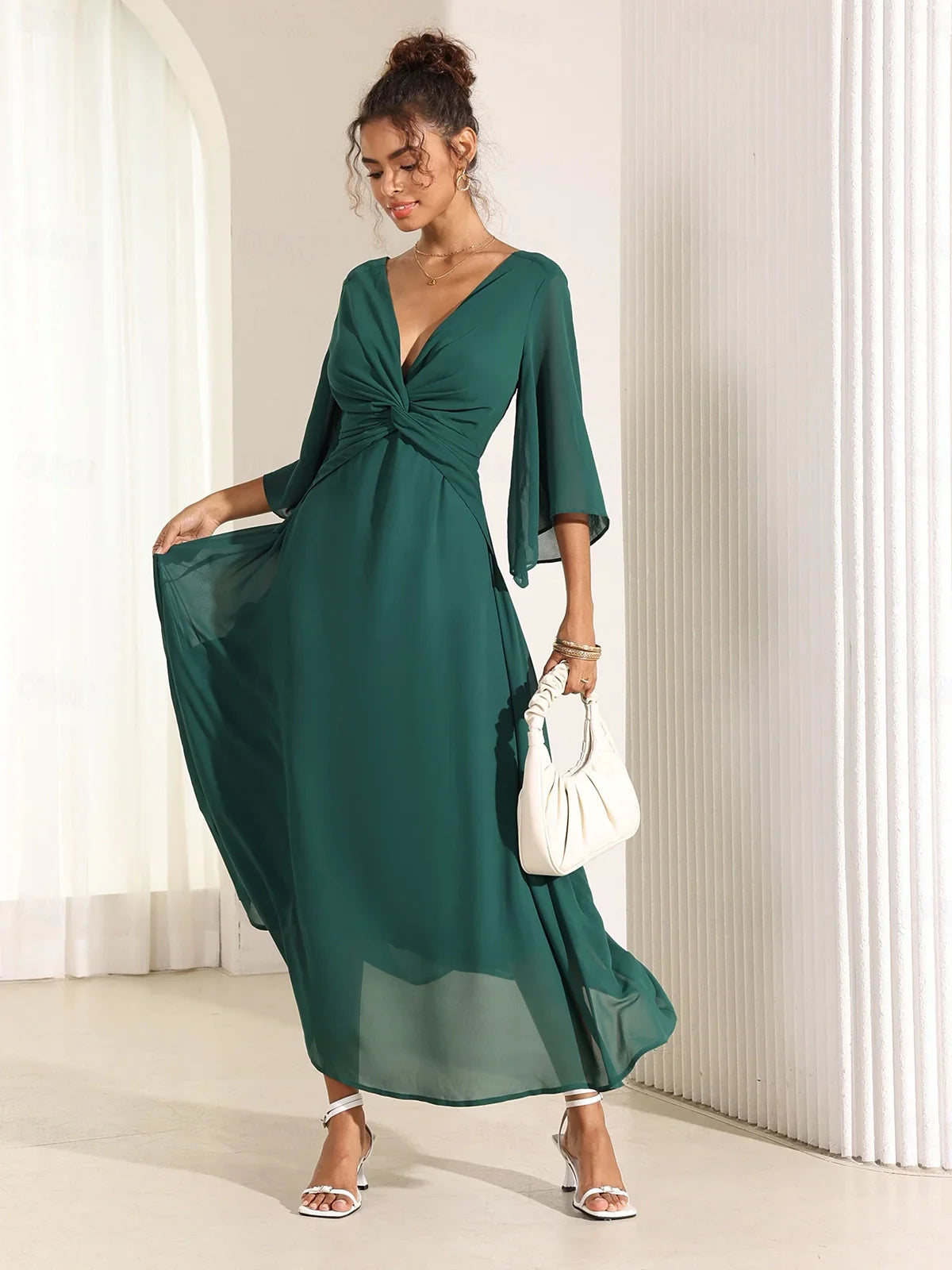 Elysiane | Ruffle Maxi Dress