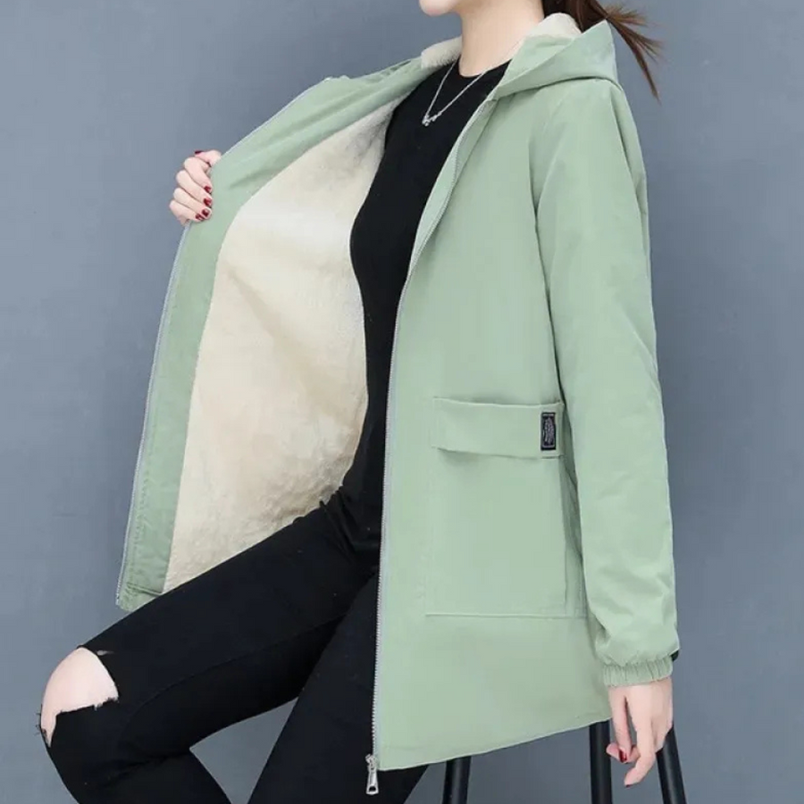 Kaleia- casual hooded jacket for women