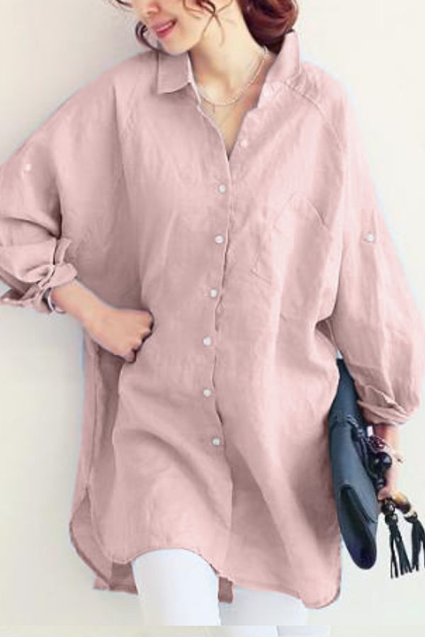 Oversized Linen Shirt