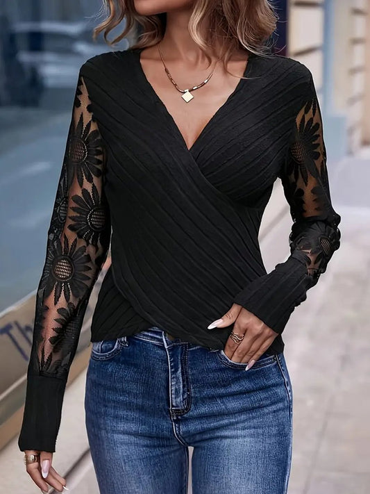 Embroidered Lace T-Shirt