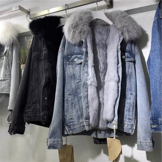 Cool and trendy denim jacket - mandy