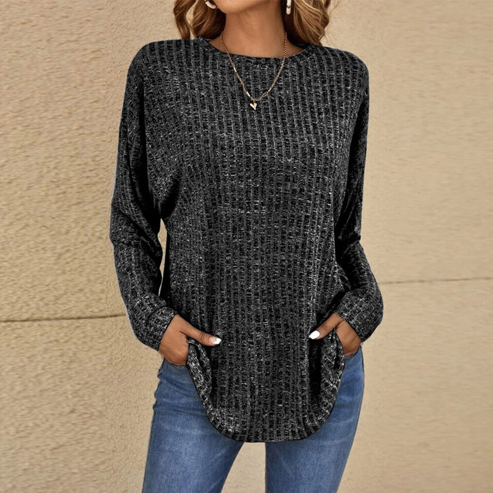 Freya - Stylish Ribbed Jumper