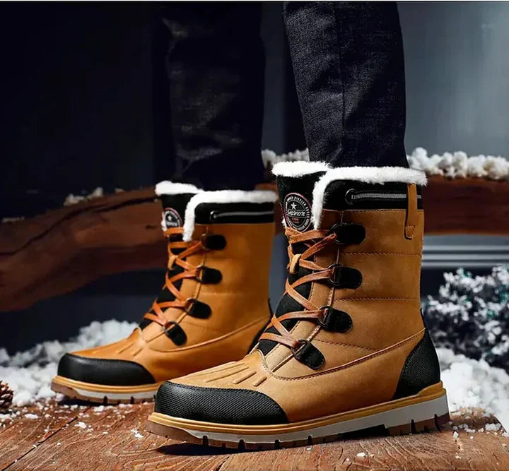 Weatherproof and insulated men's boots